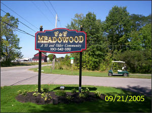 Meadowood - Home Sweet Homesites New Middletown, OH manufactured housing community a 55 and older community located in Mahoning County near Boardman